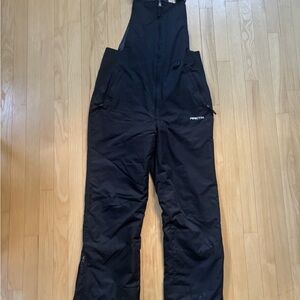 Arctix Black Bib-Style Snow Pants- size mens small
